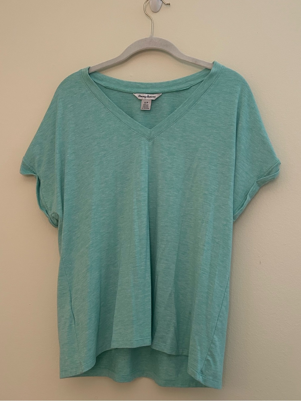 (Practically New) Tommy Bahama Teal Kauai V-Neck T-Shirt